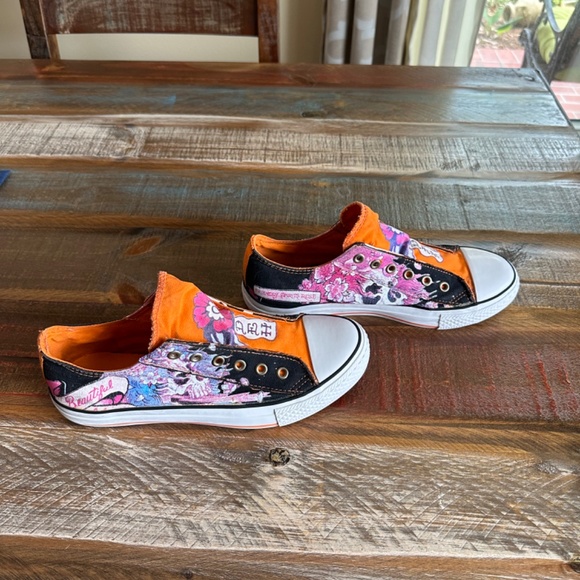 👟👟💀💀Donna Velenta skull slip on sneakers💀💀☠️ - Picture 12 of 13